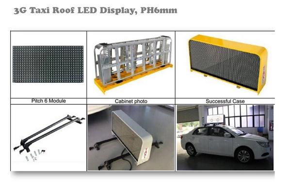 Scatola di pubblicità della cima LED del taxi P5