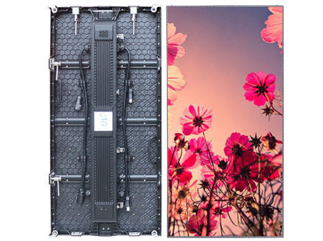 P10.42 HD Outdoor Rental LED Display Cabinet IP65 500*1000*90mm