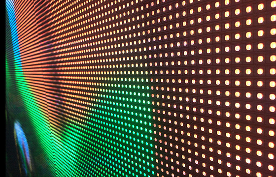 P6 Video Walls Full Color Led Display SMD3535 7500cd / sqm / stadium led screen