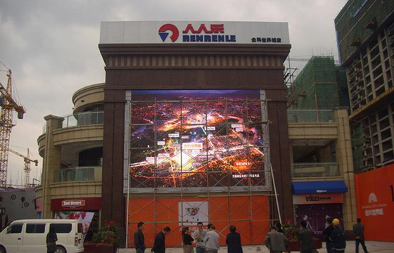 Fixed and Rental Outdoor Advertising LED Display For Office Building