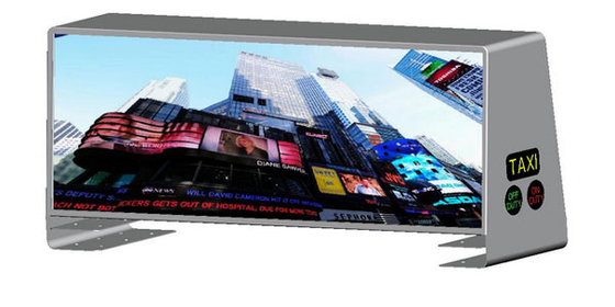 P6 SMD Full Color 3G WIFI Taxi Top Led Display Two years warranty